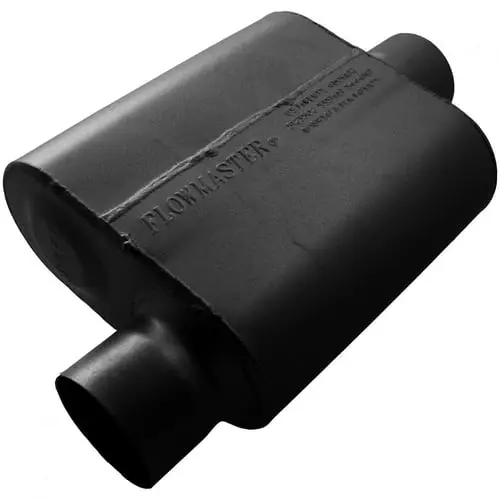 10 Series Race Muffler - 3.00 Offset In / 3.00 Center Out - Aggressive Sound 1