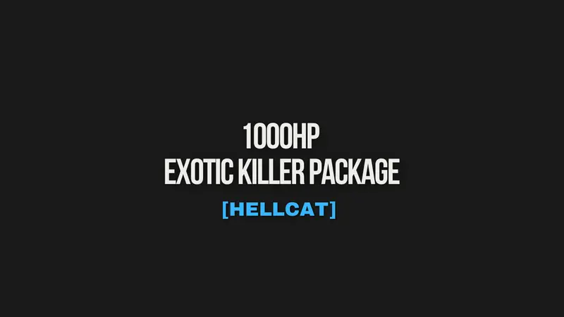 1000Hp Exotic Killer Package [Hellcat] 1