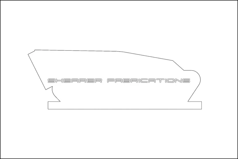2D Template, Low Profile 1800Hp 1