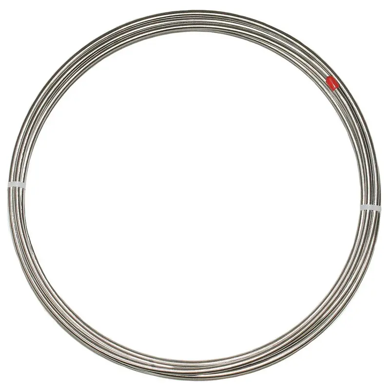 5Omr - 5/16 Inch Fuel Line Tubing Roll; 20 Foot; Steel 1