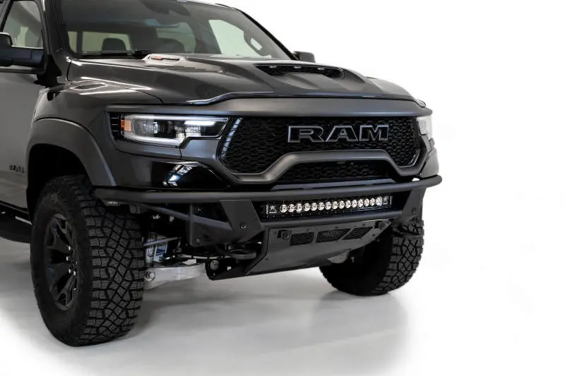 Addictive Desert Designs 2021 Dodge Ram 1500 Trx Pro Bolt-On Front Bumper W/ Sensors 1