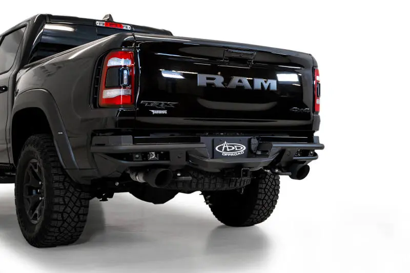 Addictive Desert Designs 2021 Dodge Ram 1500 Trx Pro Bolt-On Rear Bumper W/ Sensors 1