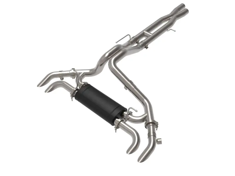 Afe 21-22 Jeep Wrangler Jl Vulcan Series Stainless Steel Cat-Back Exhaust System 1