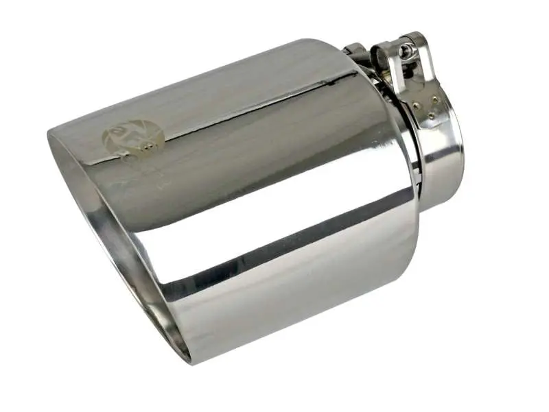 Afe Mach Force-Xp 2-1/2In 304 Ss Clamp-On Exhaust Tip 2.5In In / 4.5In Out / 7In.L - Polished 1