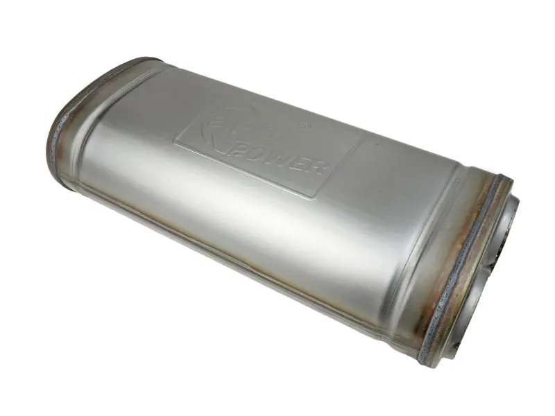Afe Mach Force-Xp Muffler 2-1/2 In Dual Inlet/Dual Outlet 5 In H X 8 In W X 18 In L - Oval Body 1