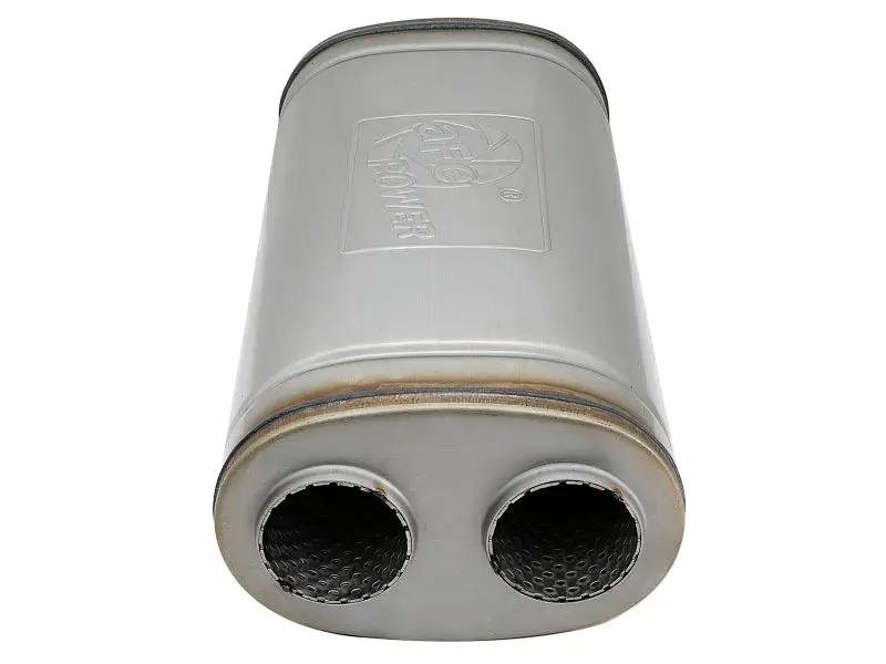 Afe Mach Force-Xp Muffler 2-1/2 In Id Offset/Dual X 18 In L X 8 In W X 5 In H - Oval Body 2