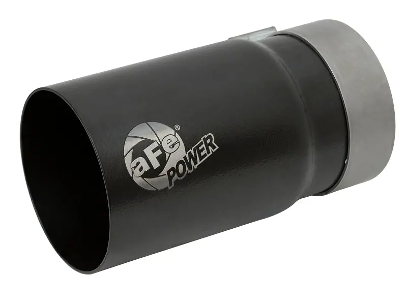 Afe Mach Force-Xp Universal Exhaust Tip 3-1/2 In Inlet X 4 In Outlet X 7 In L Black Right Side Exit 1