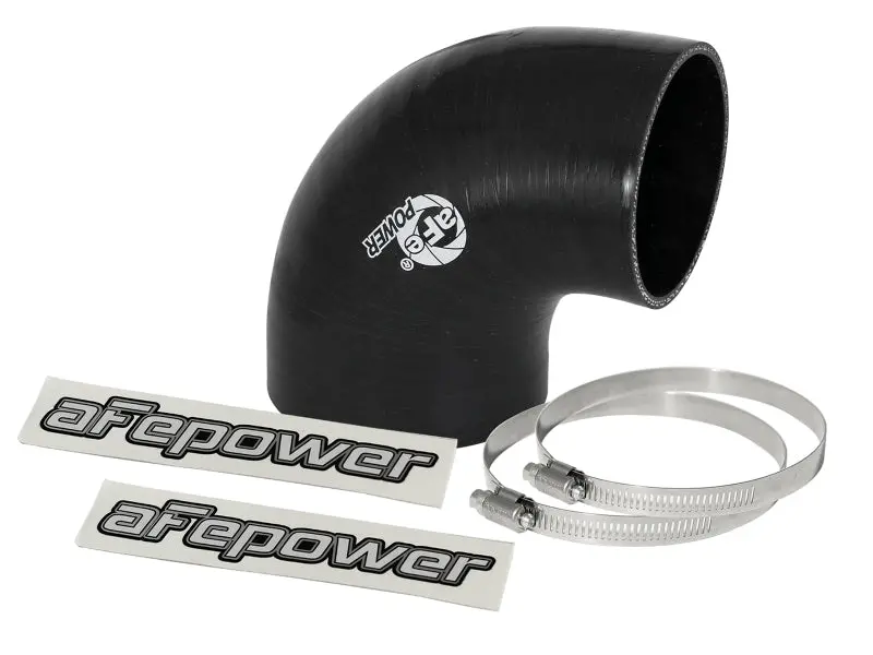 Afe Magnum Force Intake Coupling Kit (3-1/2 In To 3 In Id X 90 Deg.) Elbow Reducing Coupler - Black 1