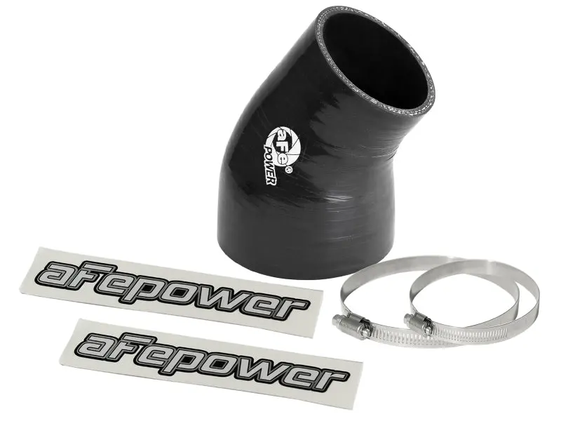 Afe Magnum Force Intake Coupling Kit (3 In Id To 2-1/4 In Id X 35 Deg.) Elbow Coupler - Black 1