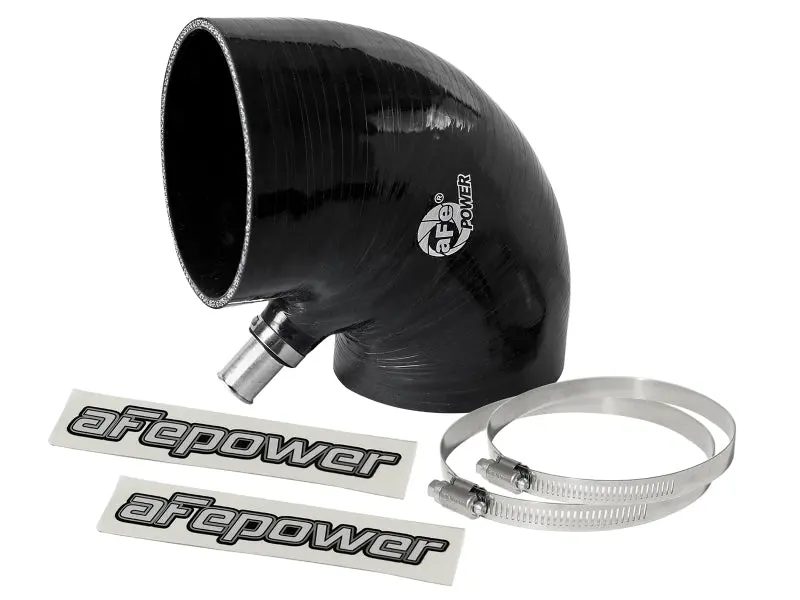 Afe Magnum Force Intake Coupling Kit (4 In Id To 4-1/4 In Id X 90 Deg.) Elbow Coupler - Black 1