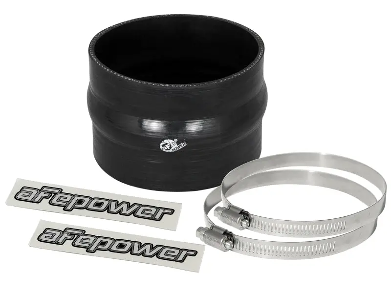 Afe Magnum Force Intake Coupling Kit (4 In Id X 3 In L) Straight Coupler W/ Hump - Black 1