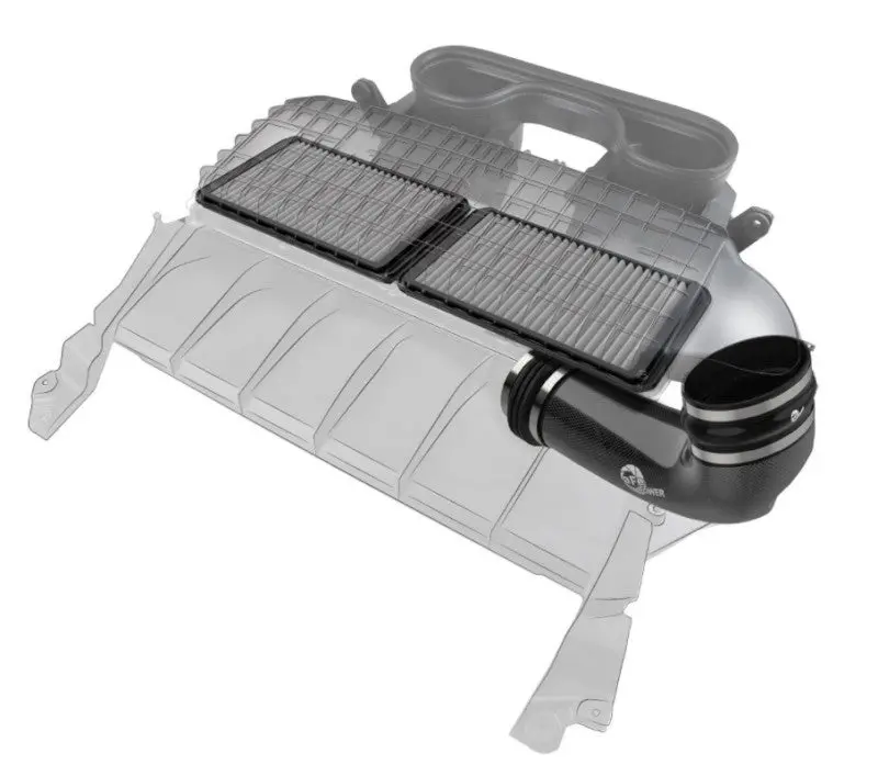 Afe Super Stock Carbon Fiber Pro Dry S Induction System 2021 Ram 1500 Trx V8-6.2L Sc 2