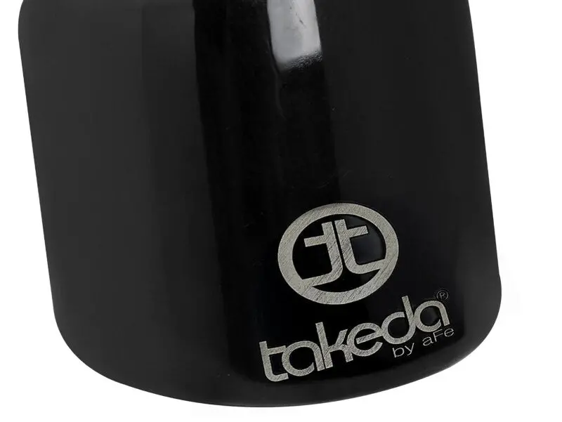 Afe Takeda Universal Exhaust Tip 2-1/2 In Inlet X 4 In Outlet X 6 In L- Black 2