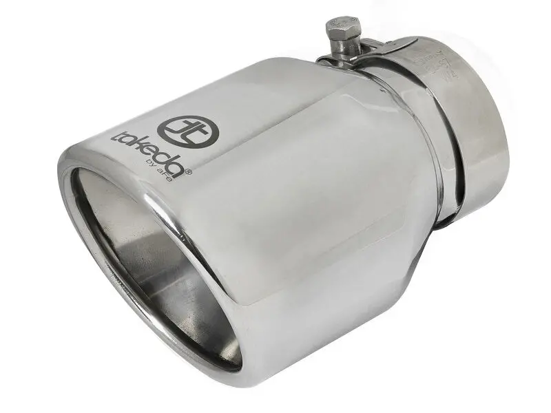 Afe Takeda Universal Exhaust Tip 2-1/2 In Inlet X 4 In Outlet X 6 In L- Polished 1