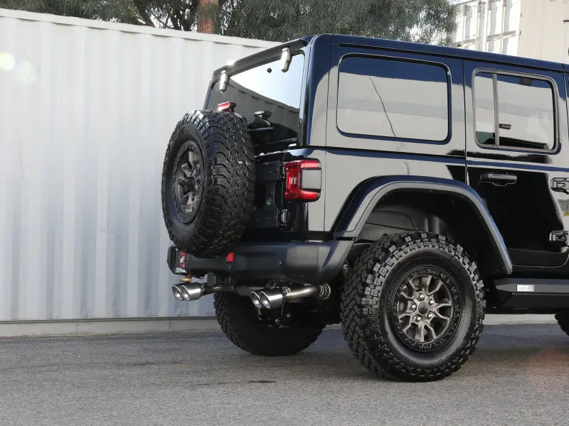 Afe Vulcan Series 2.5In 304Ss Cat-Back Exhaust 2021+ Jeep Wrangler 392 6.4L W/ Polished Tips 2