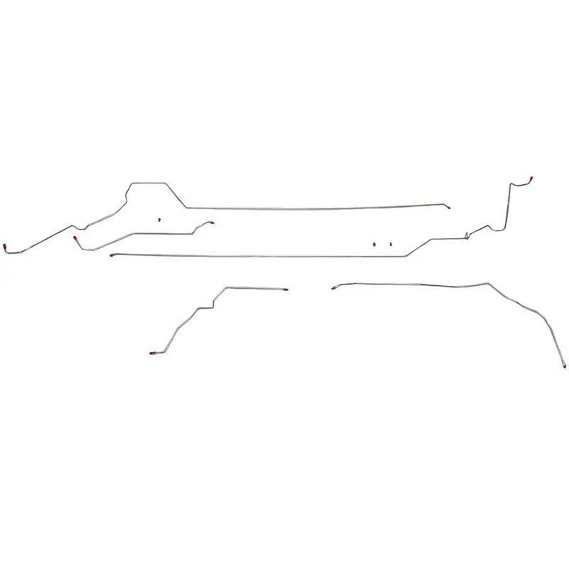 Ain9703ss- 97-98 Buick Regal W/ Abs & Traction Control, Intermediate Brake Line Kit; Stainless 1