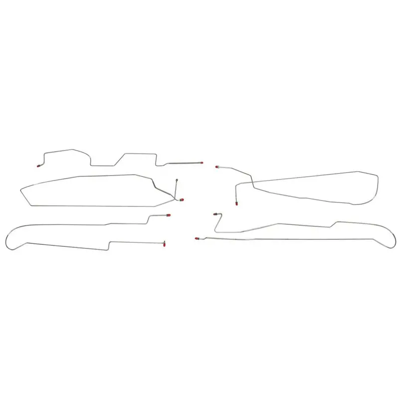 Ain9706ss- 97-05 Park Avenue, W/ No Traction Control; Intermediate Brake Line Kit; Stainless 1