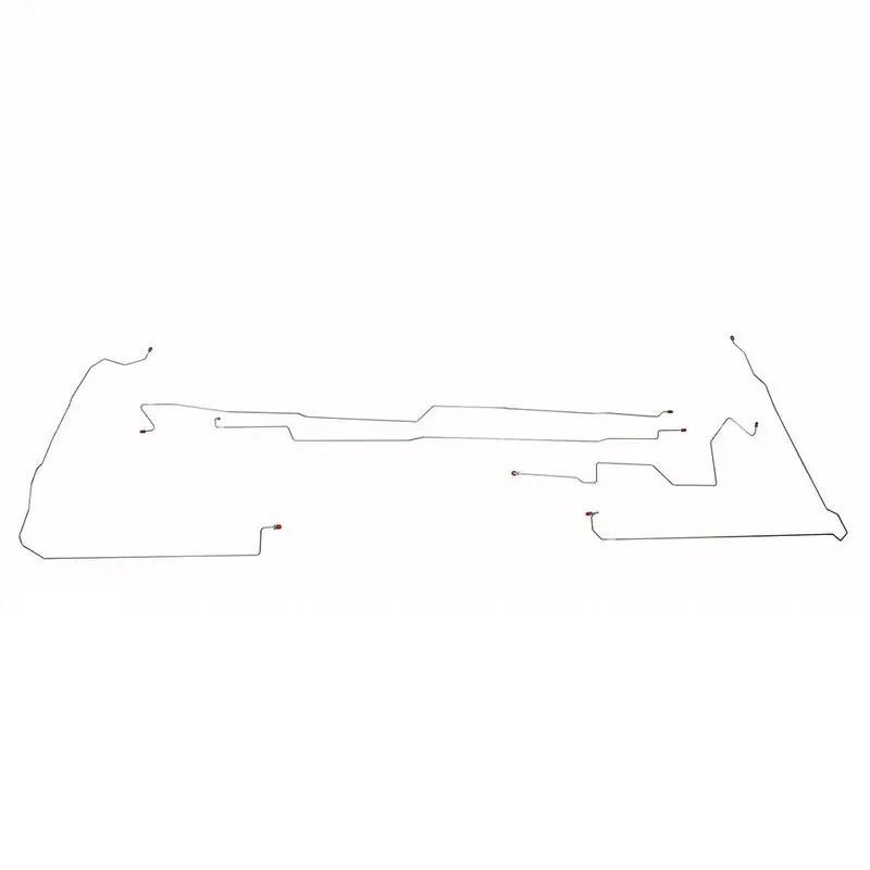 Ain9709ss- 97 Aurora W/ Traction Control, Intermediate Brake Line Kit; Stainless 1