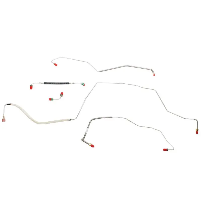 Akt0001om- 99-05 Buick Century W/ 3.1L Engine, Awabs & Traction Control; Front Brake Line Kit; Steel 1