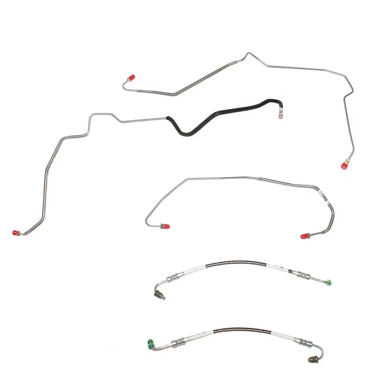 Akt0004om- 00-05 Chevy Impala W/ Abs; Front Brake Line Kit; Steel 1