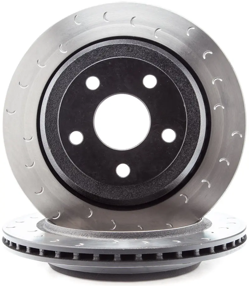 Alcon 2018+ Jeep Wrangler Jl Slotted Rotor - Rear Left 1