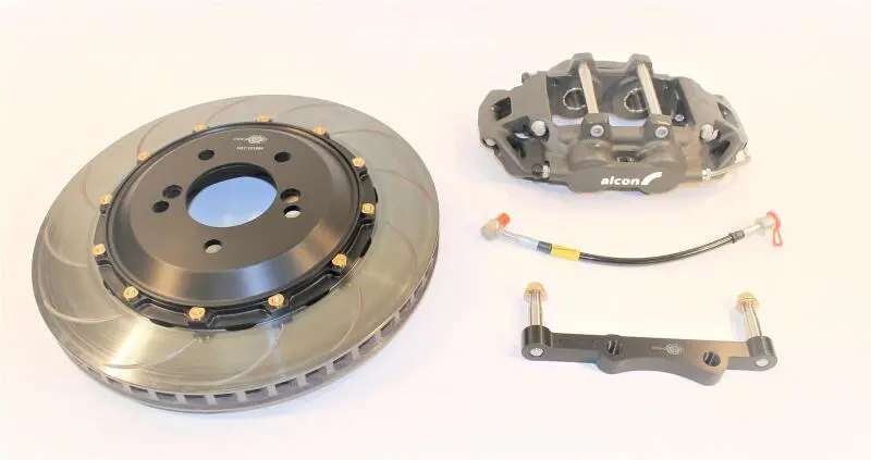 Alcon Bmw E46 M3 Scca 4 Piston 332X32mm Front Race Kit - Anodized 1