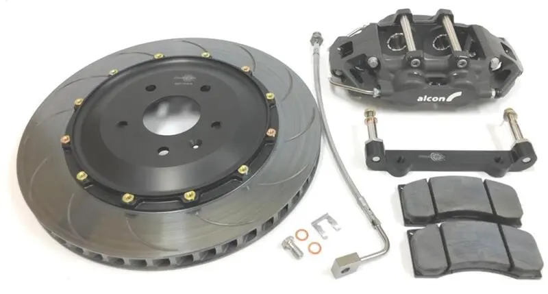 Alcon Chevrolet Camaro Gen 6 4 Piston 375X28mm Rear Race Kit - Anodized 1