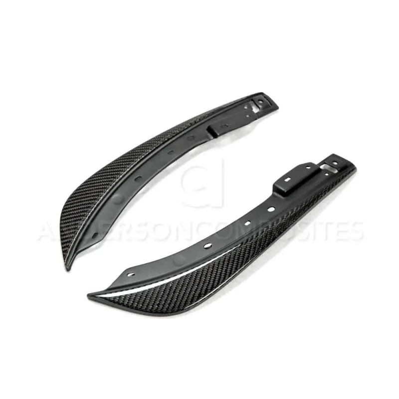 Anderson Composites 09-14 Dodge Challenger Front Bumper Canards 1