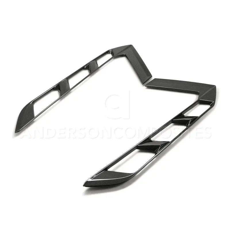Anderson Composites 20-21 Chevrolet Corvette C8 Carbon Fiber Rear Hatch Vents 1
