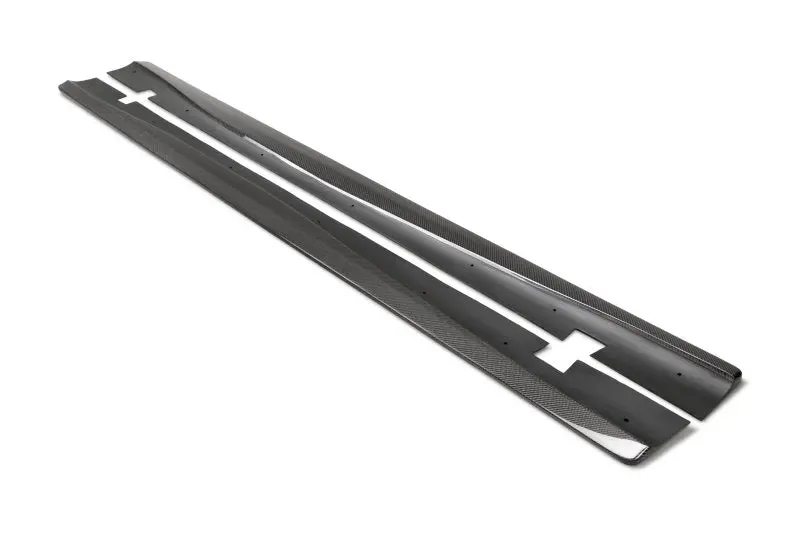 Anderson Composites 20-21 Dodge Charger Hellcat Type-Mb Wide Body Rocker Panel Splitter 2