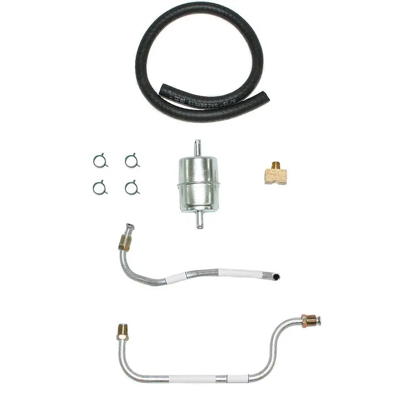 Apc6401om- 64-66 Buick 425 2X4 Pump To Carb, Fuel Line Set; Steel 1