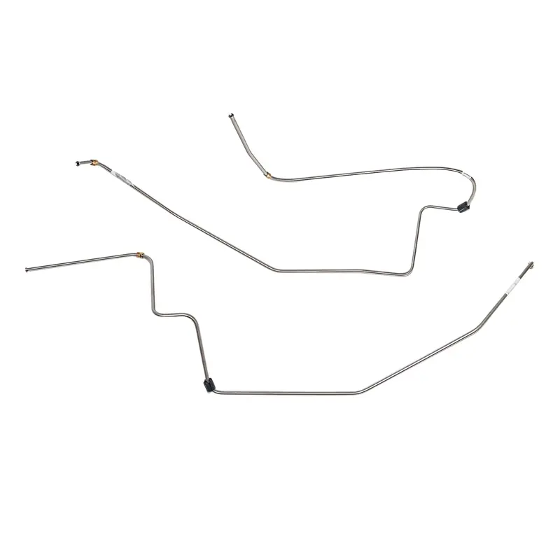 Atc6716om- 67' Pontiac Lemans, Gto W/ H.O. Turbo-Hydramatic 400 Transmission Cooler Line Set; Steel 1