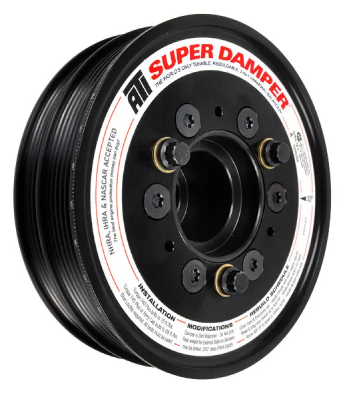 Ati Damper - 7.074In - Alum - Ford Pinto 4 Cyl - 2 Ring 1