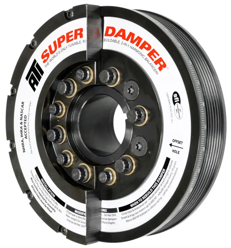 Ati Damper - 7.425In - Steel - 6 Grv - 17-19 Gm Duramax 1