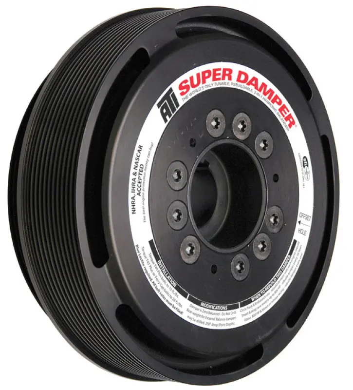 Ati Damper - 7.48In - Alum - 6 Grv - Ls1/2/3/6/L76 97-13 - Y Body & Ss & G8 - 28T 8Mm Htd - 3 Ring 1