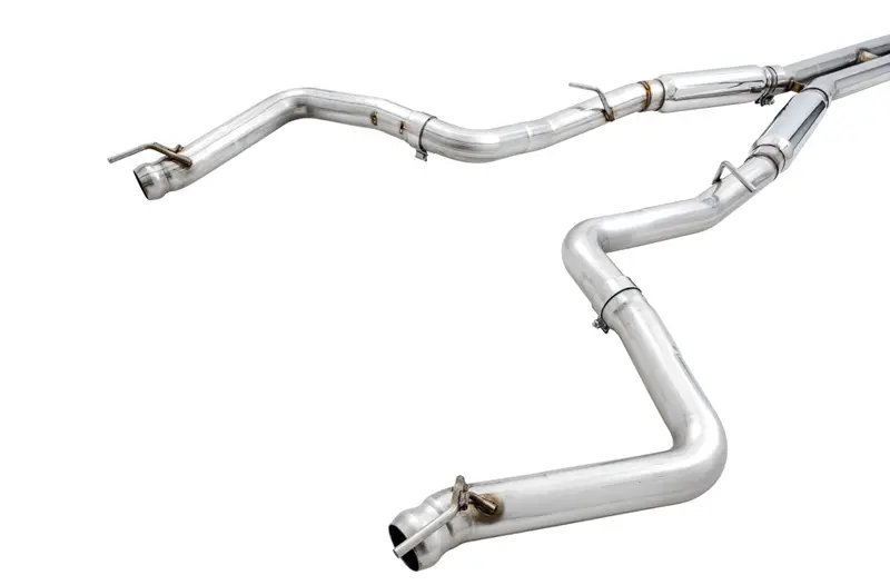 Awe Tuning 2015+ Dodge Challenger 6.4L/6.2L Supercharged Track Edition Exhaust - Use Stock Tips 1