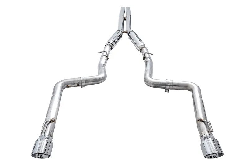 Awe Tuning 2015+ Dodge Charger 6.4L/6.2L Supercharged Track Edition Exhaust - Chrome Silver Tips 1