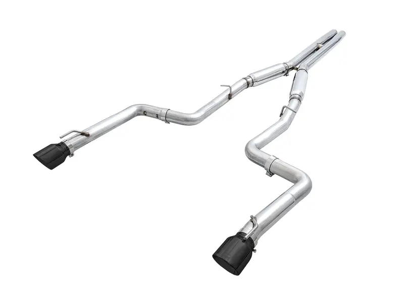 Awe Tuning 2015+ Dodge Charger 6.4L/6.2L Supercharged Track Edition Exhaust - Diamond Black Tips 1