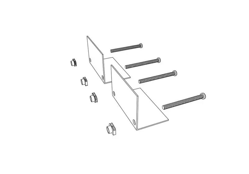 Bak Bakbox2 Clamping Brackets (C) Qty 2 (W/ U-Nuts & Screws) 1