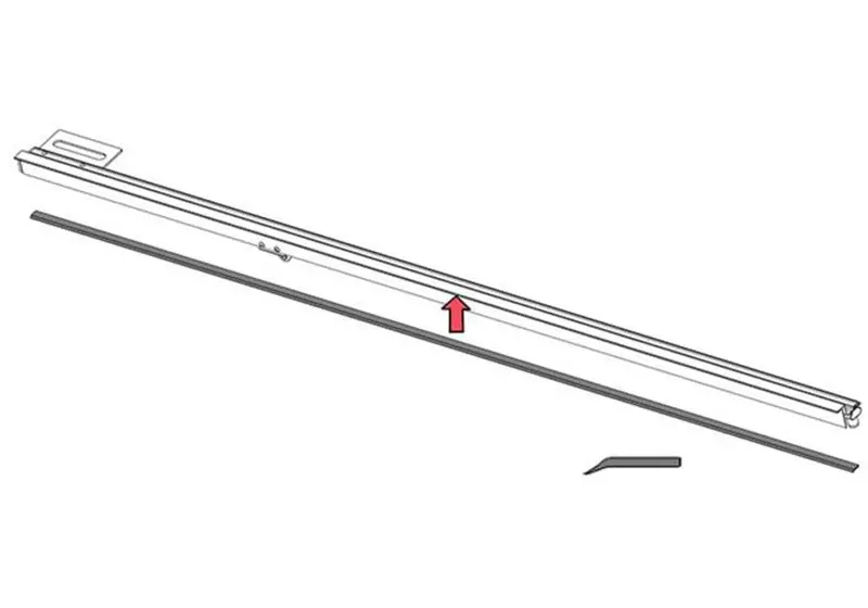 Bak Bakflip & Rail Seal Outer To Truck Bed - Flat (17Ft) 1