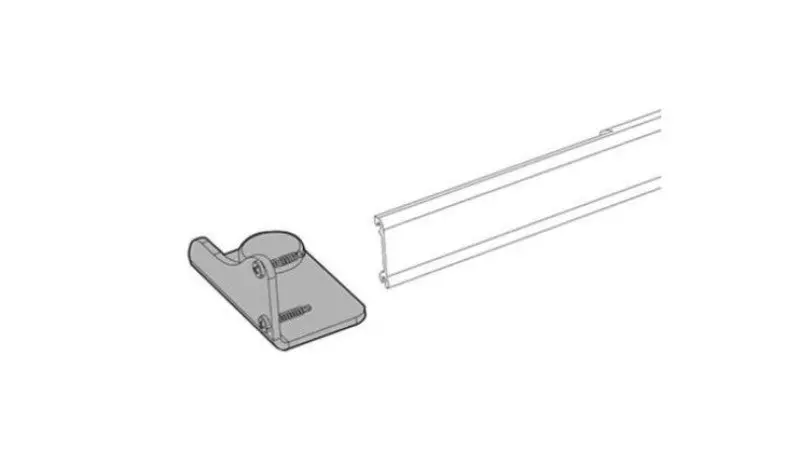 Bak Locking Lever Assembly - Passenger Side 1