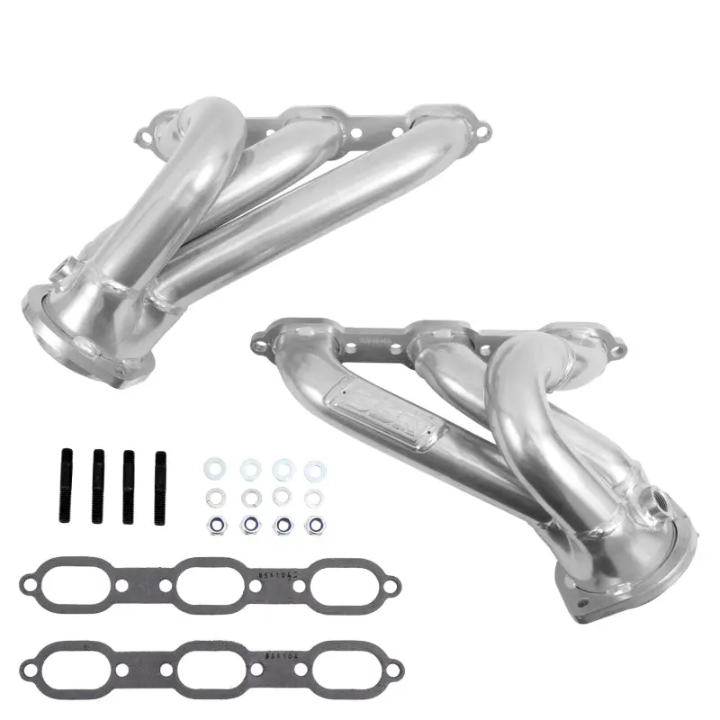 Bbk 06-10 Dodge Charger / Chrysler 300 3.5L V6 1-5/8 Shorty Tuned Length Headers - Silver Ceramic 1