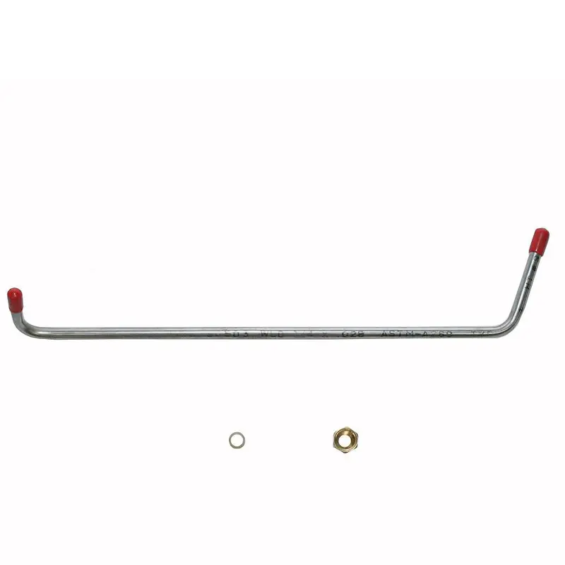 Bch5704ss- 57 Bel Air, Impala 8Cyl Dual 4Bbl, Thermal Choke Control Line, Fuel Line; Stainless 1