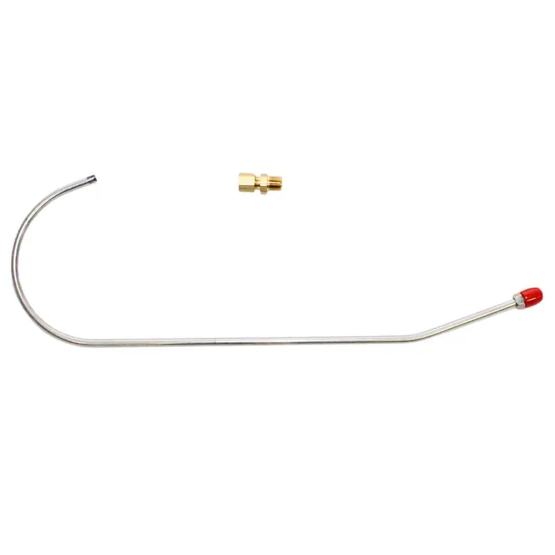 Bdv5503om- 55-57 Chevy Bel Air, Del Ray, Impala V8/Carter 4Bbl, Distributor Vacuum Advance Line; Steel 1