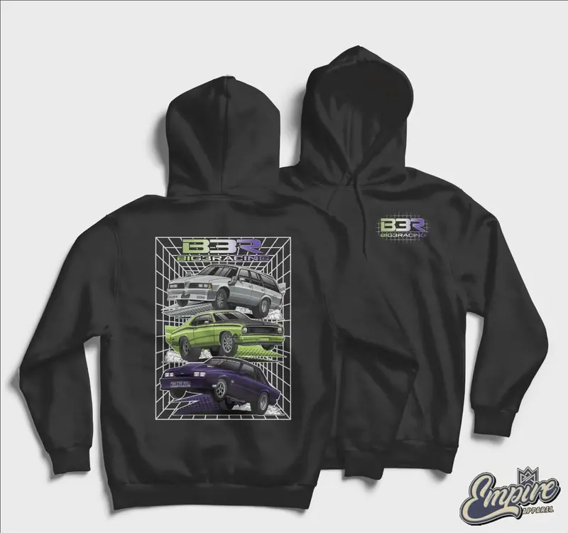 Big 3 Shop Cars Hoodie 1