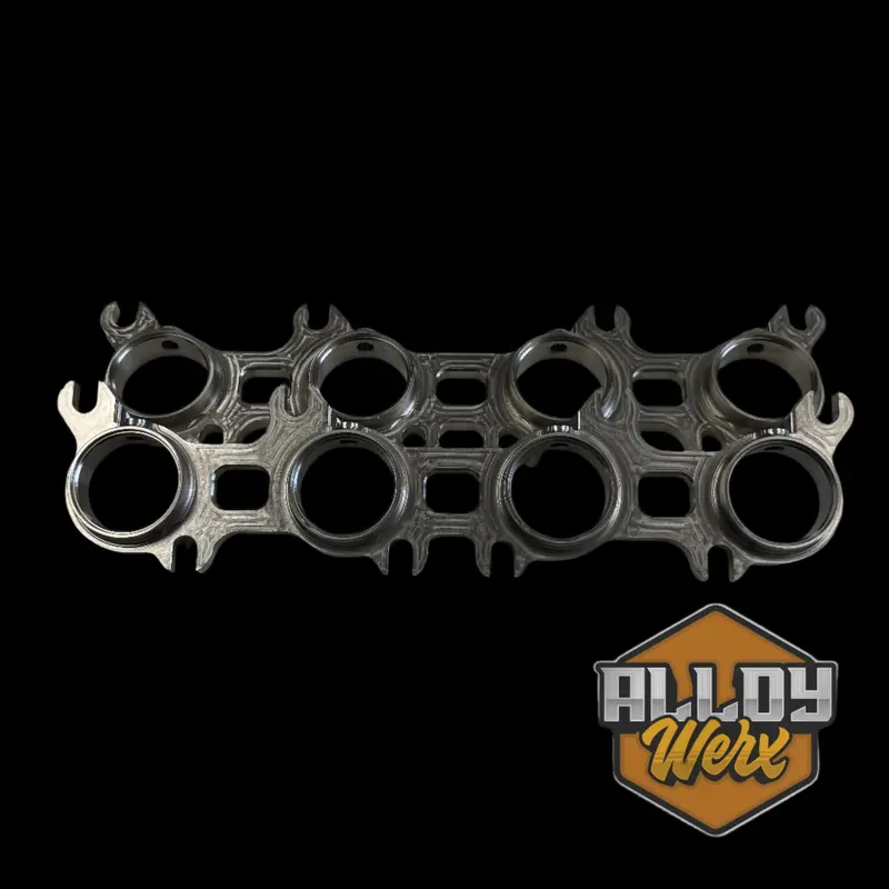 Billet Header Flanges For Ford Coyote Engine 1