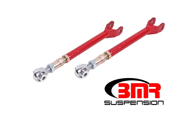 Bmr 08-17 Challenger Lower Trailing Arms W/ On-Car Adj. Rod Ends - Red 1