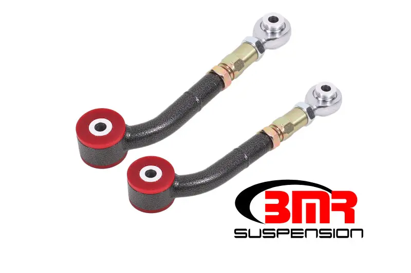 Bmr 08-17 Challenger Upper Trailing Arms W/ On-Car Adj. Poly/Rod Ends - Black Hammertone 1