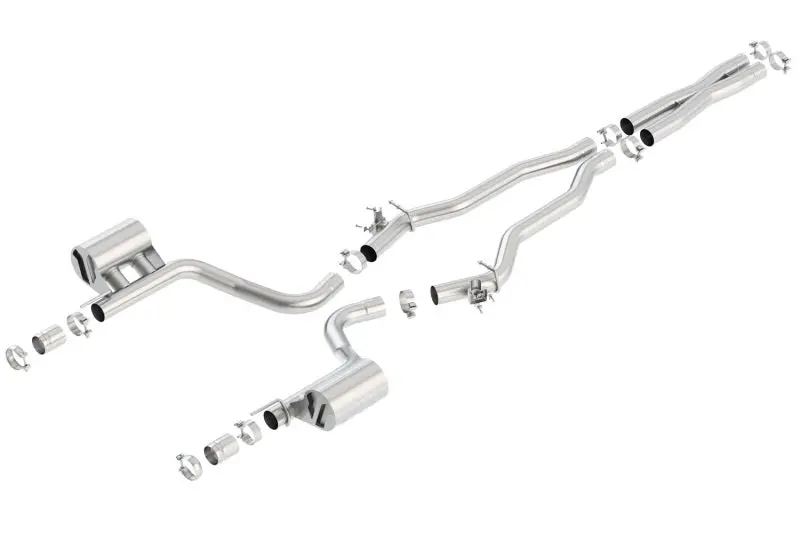 Borla 15-16 Dodge Challenger Hellcat 6.2L V8 Atak W/ Valve Simulator Cb Exhaust Factory Valance 1