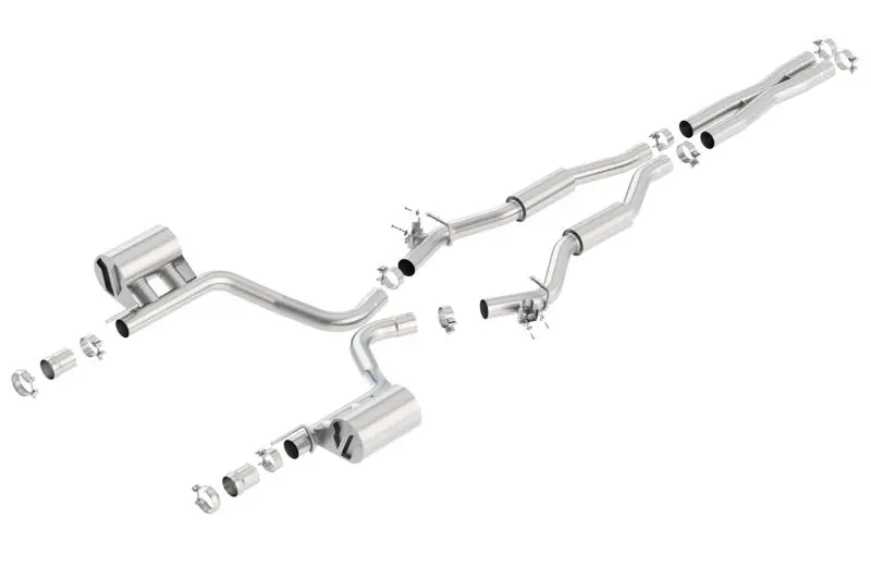 Borla 15-16 Dodge Challenger Srt 392 S-Type Catback Exhaust Single Split Rear Exit (No Tip) 2